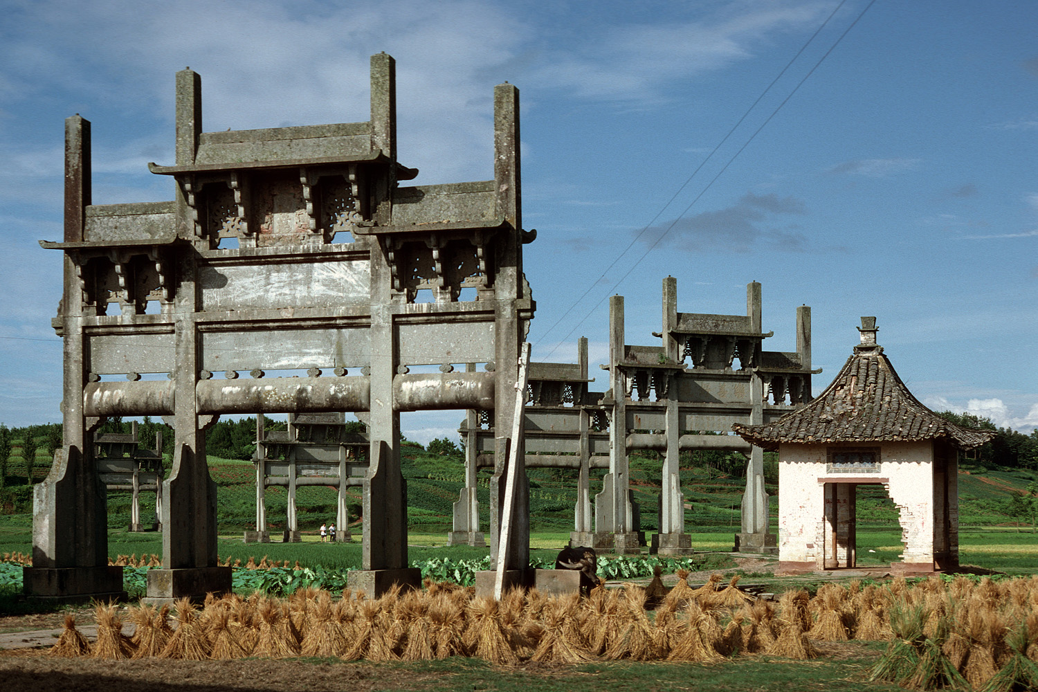 bill-hocker-gates-from-town-tangyue-anhui-china-1981