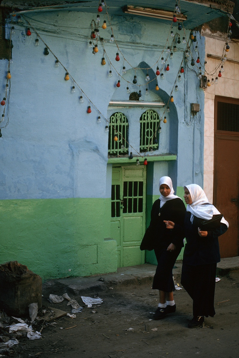 bill-hocker-university-students-cairo-egypt-1998