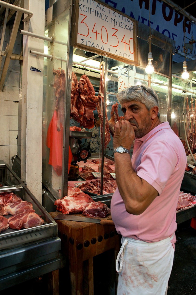 bill-hocker-friendly-butcher--central-market-thessaloniki-greece-2010