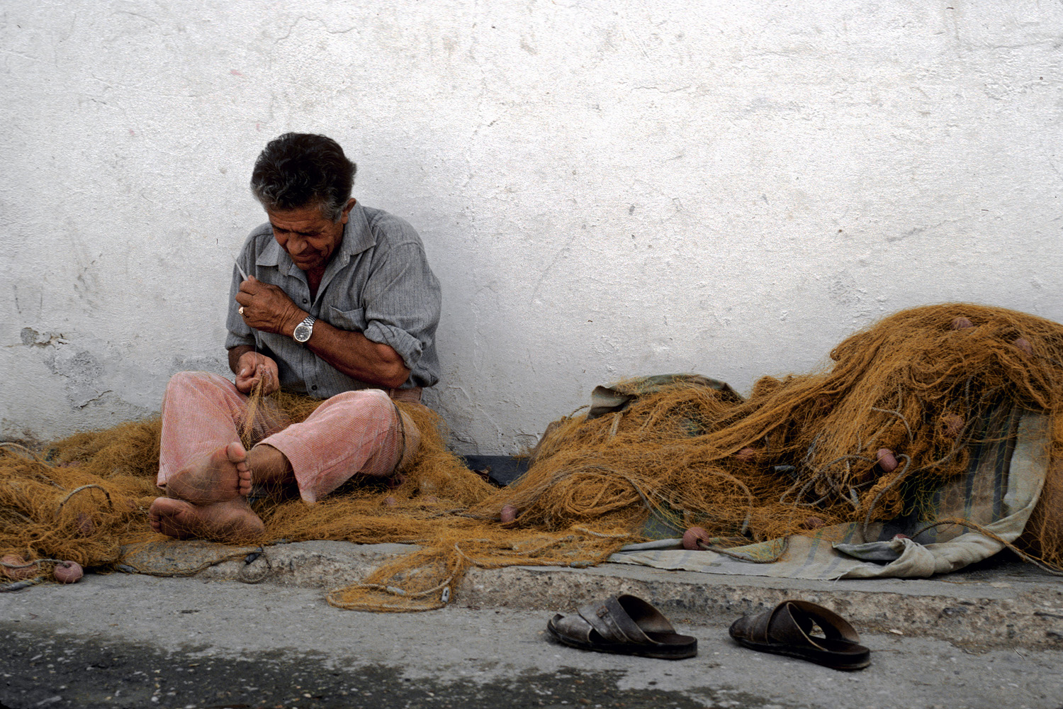 bill-hocker-fisherman-sifnos-greece-1992