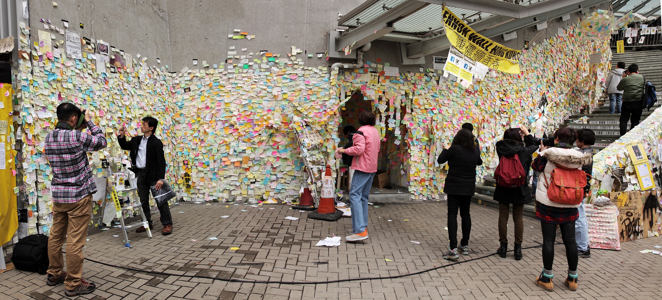 bill-hocker-lennon-wall-umbrella-square-admiralty-hong-kong-2014