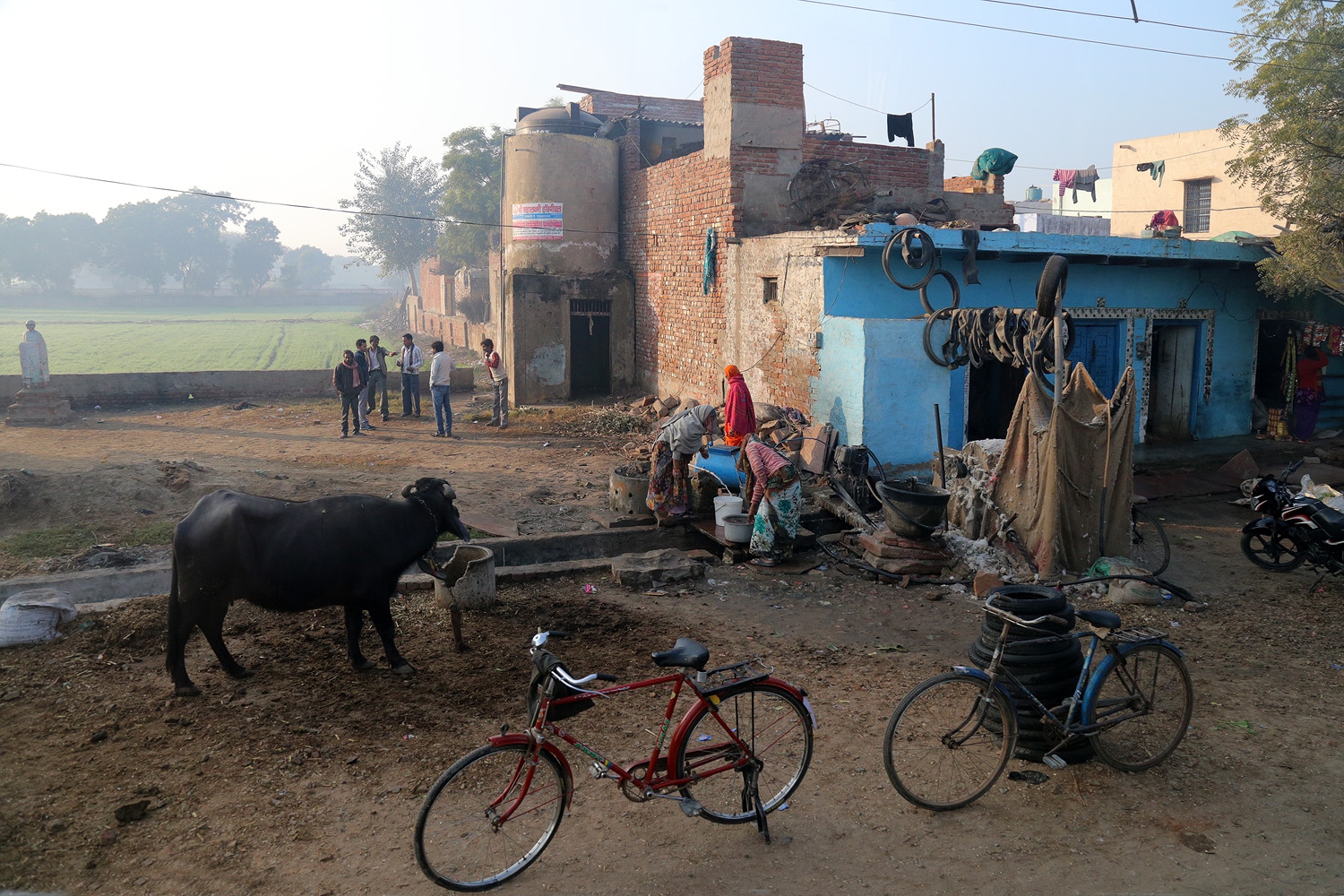 bill-hocker-village-life-near-agra-india-2018