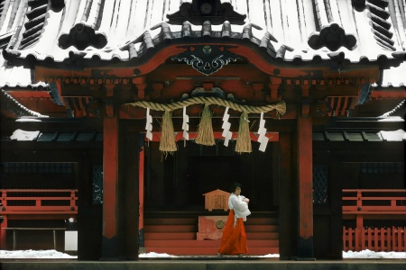 Hokone Jinja ShrineLake Ashinoko, Japan