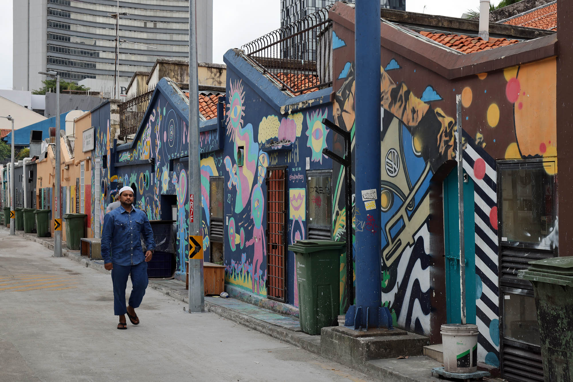 bill-hocker-wall-mural-little-india-singapore-2022